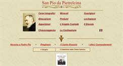 Desktop Screenshot of padrepio.catholicwebservices.com