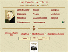 Tablet Screenshot of padrepio.catholicwebservices.com