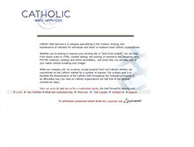 Tablet Screenshot of catholicwebservices.com